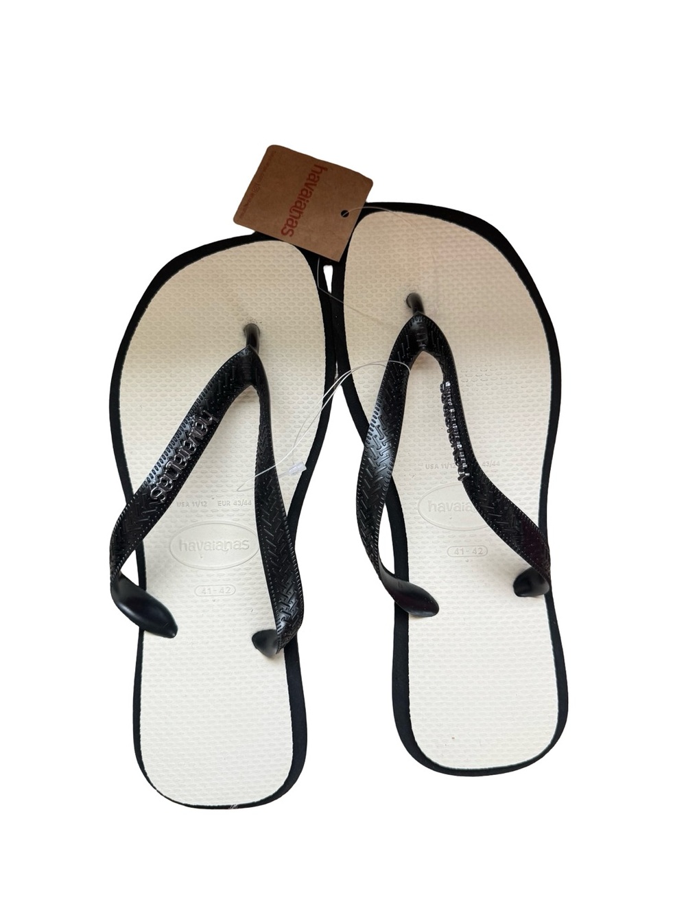 Havaianas Womens Square Fusion Thong Flip Flop Sandals Size 11/12 NWT - Picture 6 of 11